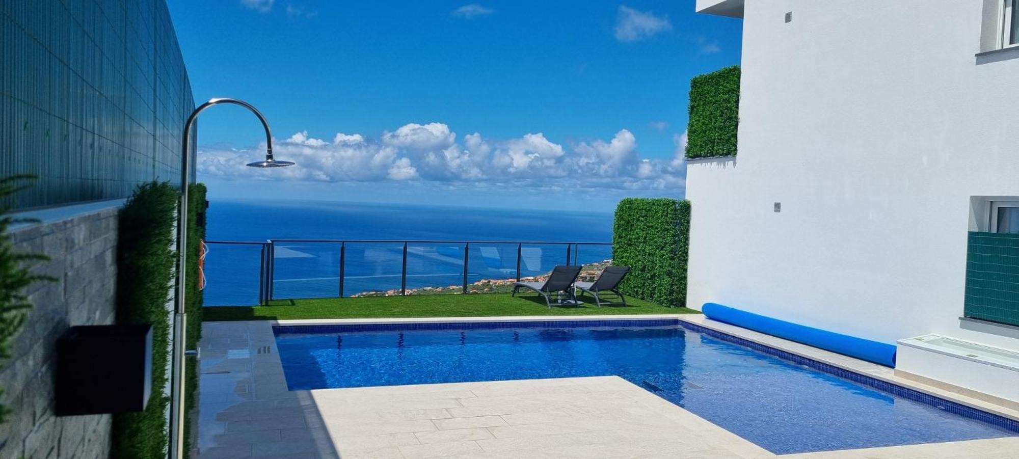 Ferienwohnung Casa Mar Azul Arco da Calheta  Exterior foto